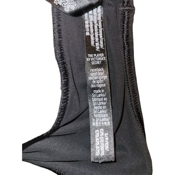 Victoria's Secret Sport The Player Black Side Cut Out Racerback Sports Bra S - Picture 9 of 9